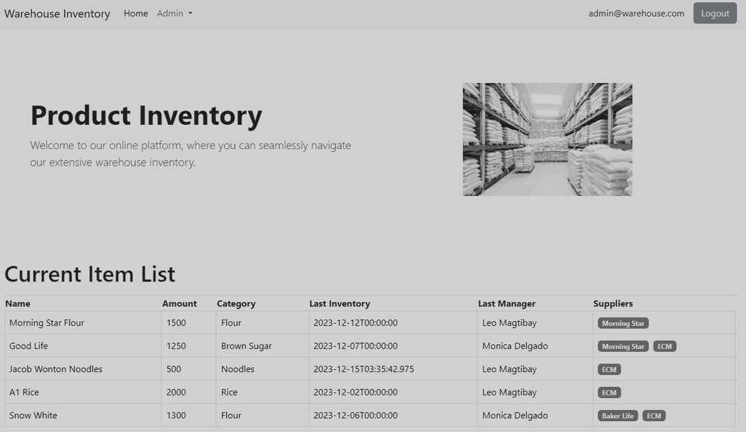 Inventory System